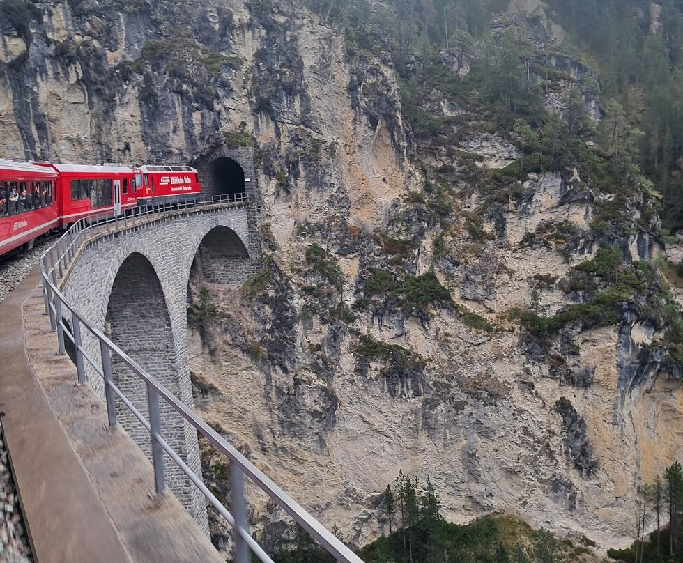 Switzerland glacier express train