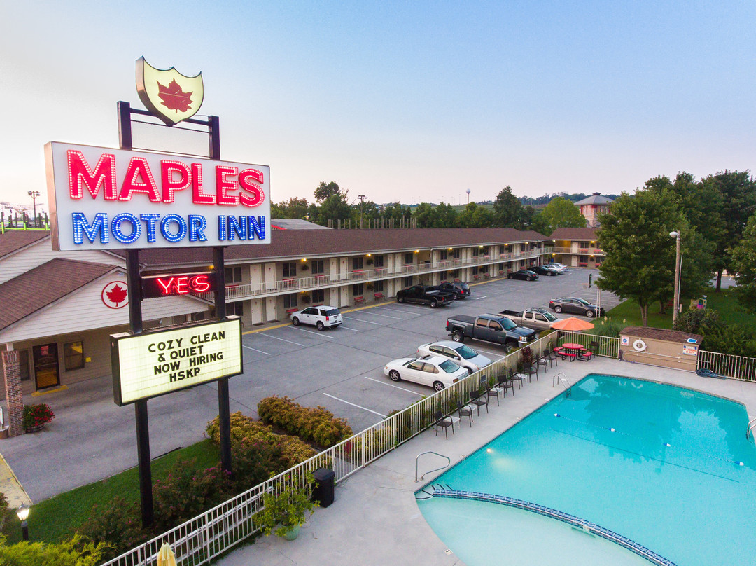 皮金福奇酒店住宿-Maples Motor Inn