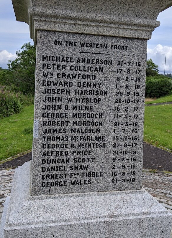 Inverkip War Memorial-Inverkip必去景点