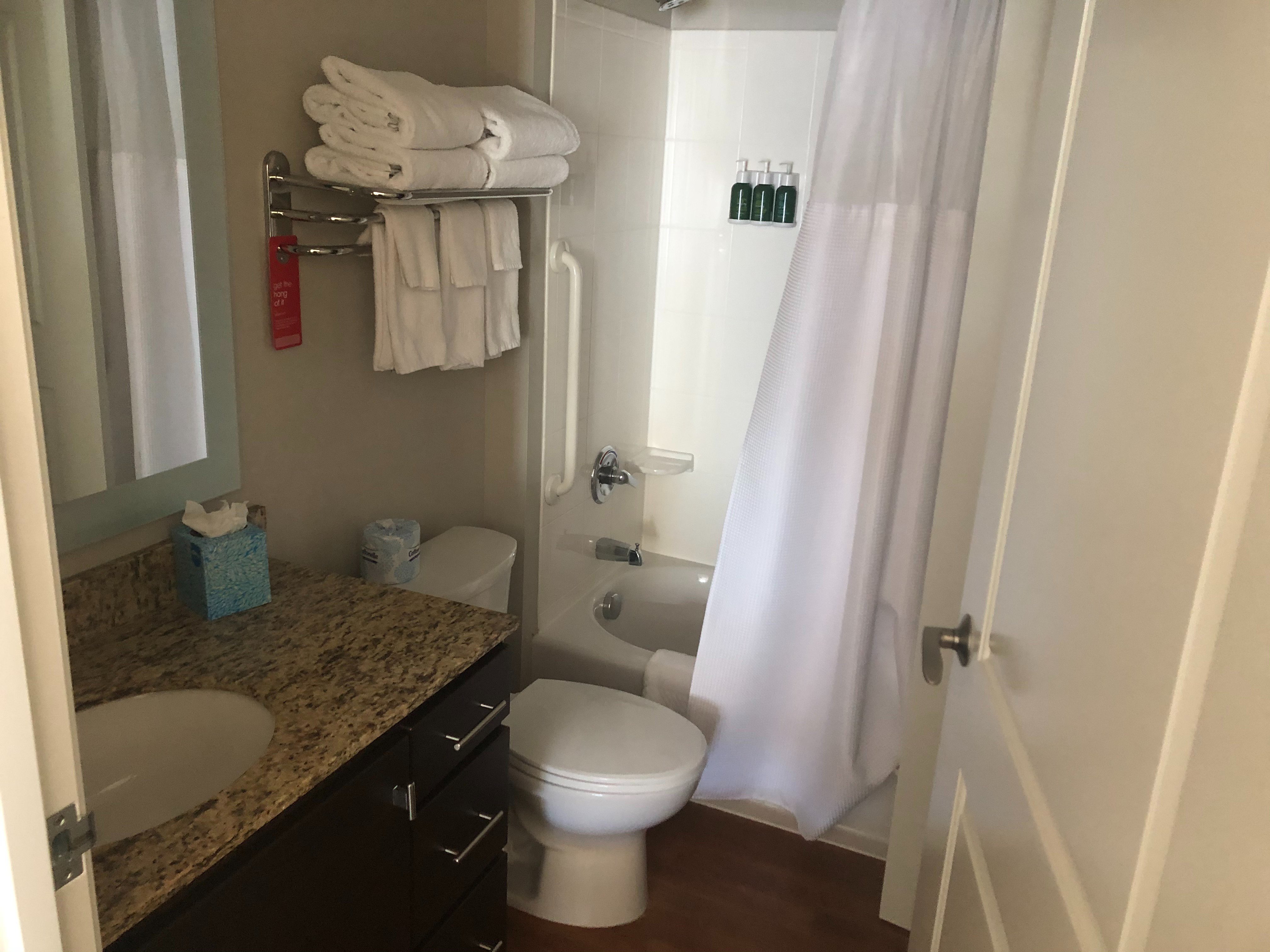 明尼阿波利斯美国购物中心TownePlace Suites酒店-浴室