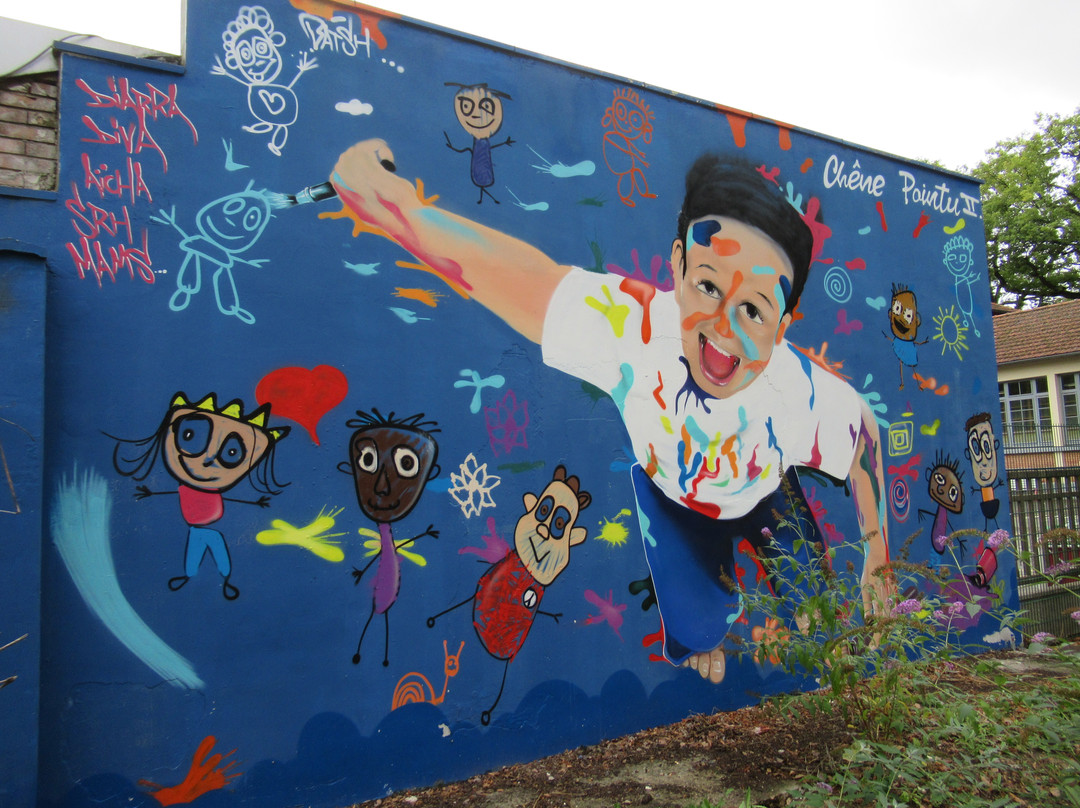 Fresque "Le chêne pointu II"