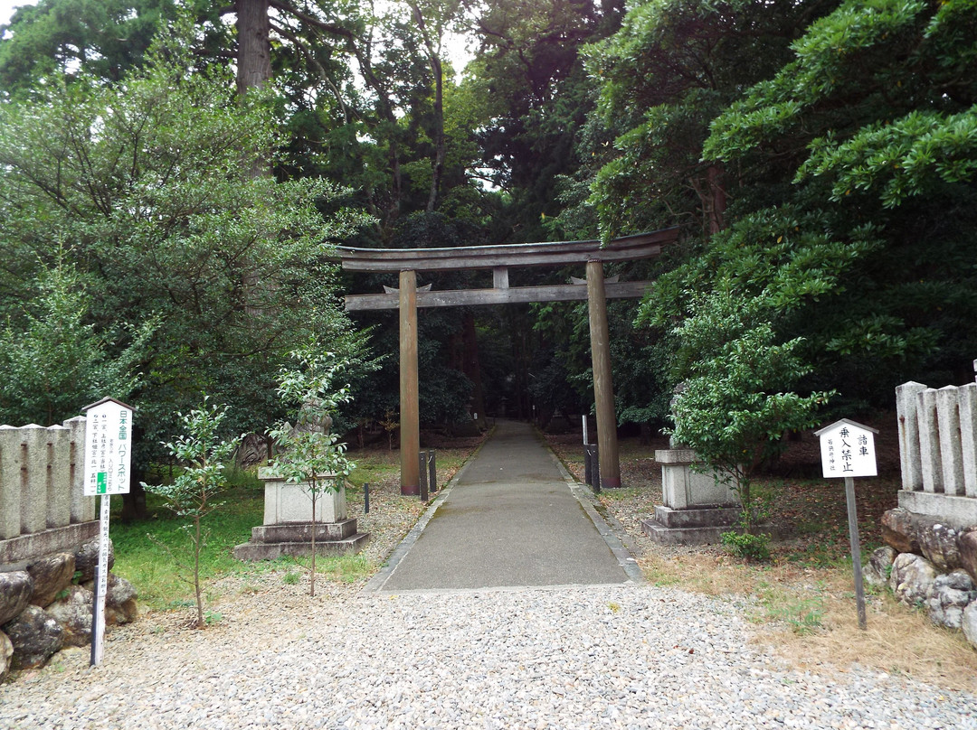 Wakasahiko Shrine Kamisha景点图片