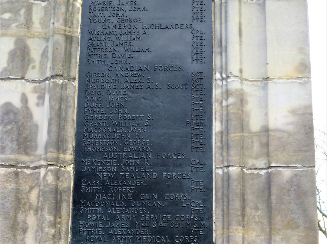 Blairgowrie and Rattray War Memorial-Blairgowrie必去景点