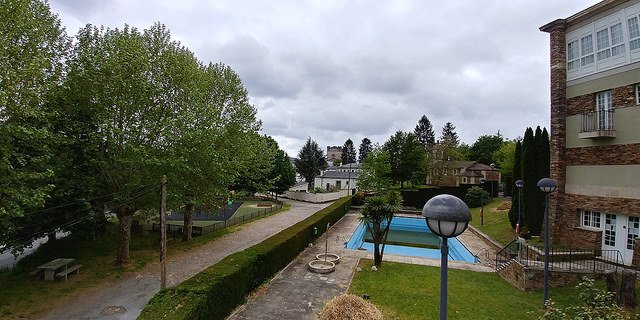 Hotel Pousada de Portomarin-泳池