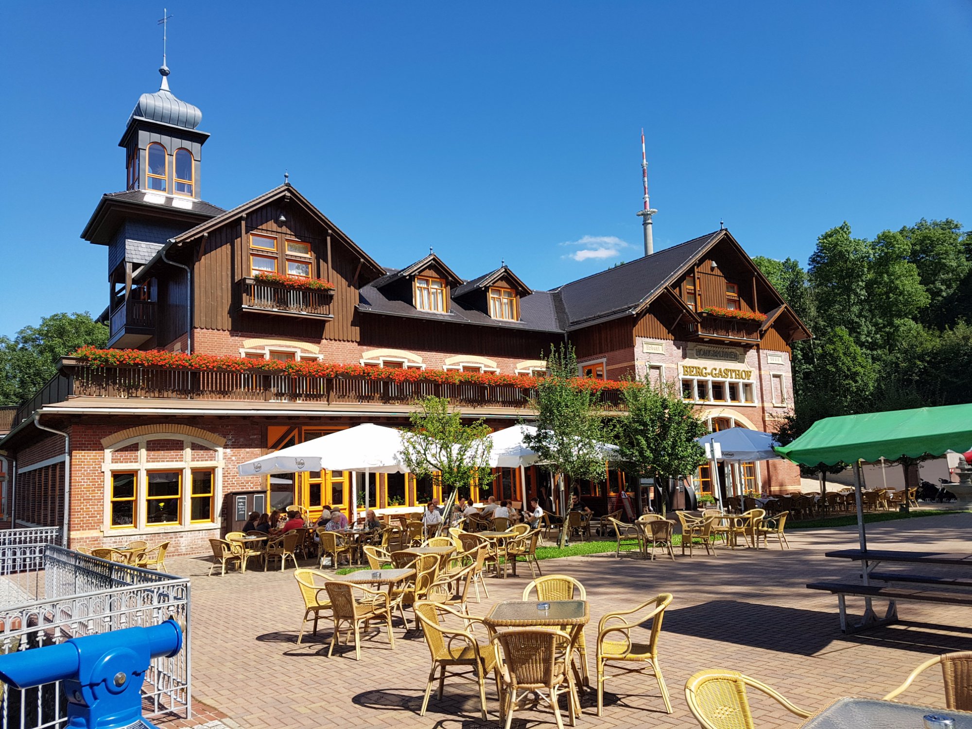 Berg-Gasthof Honigbrunnen-餐饮