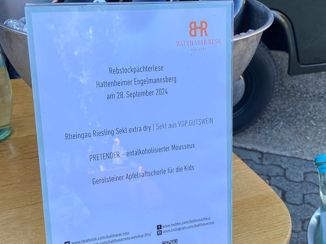 Balthasar Ress Vinothek-Hattenheim必去景点