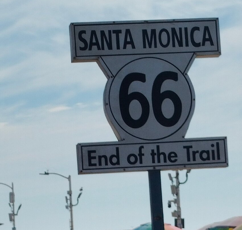 Route 66 End of the Trail Sign-圣莫尼卡必去景点