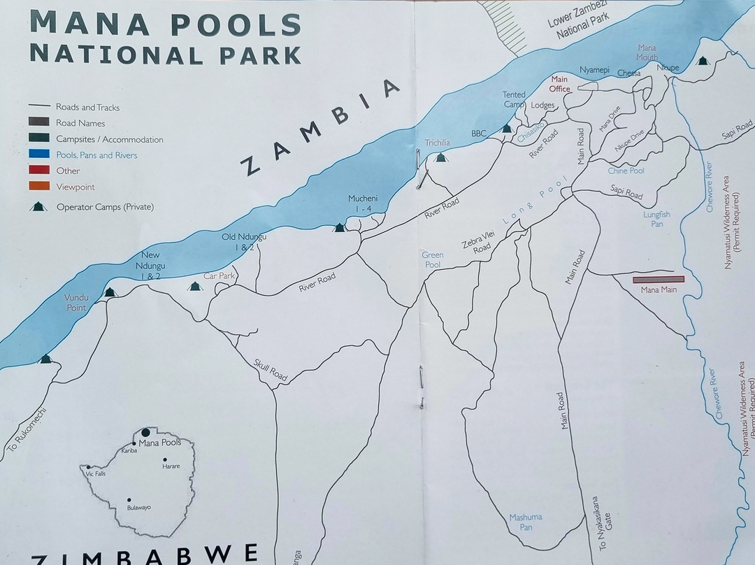 Camping Sites at Mana Pools National Park-马拉波尔斯国家公园必去景点
