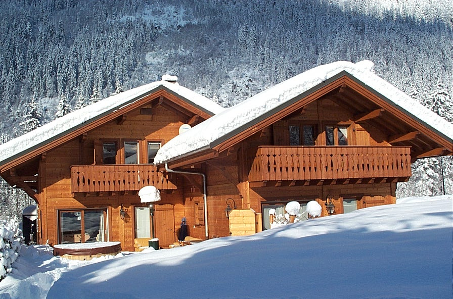 Les Bossons酒店住宿-Chalet Chocolat