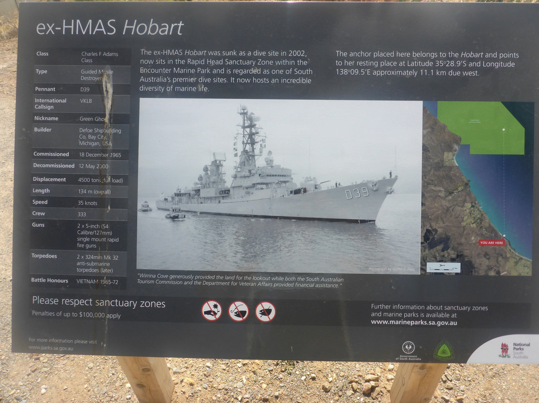 HMAS Hobart Lookout景点图片