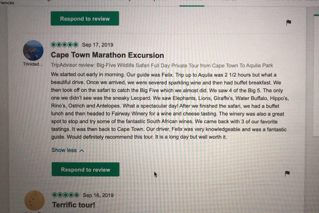 Batende Safari and Tours-开普敦中心区必去景点