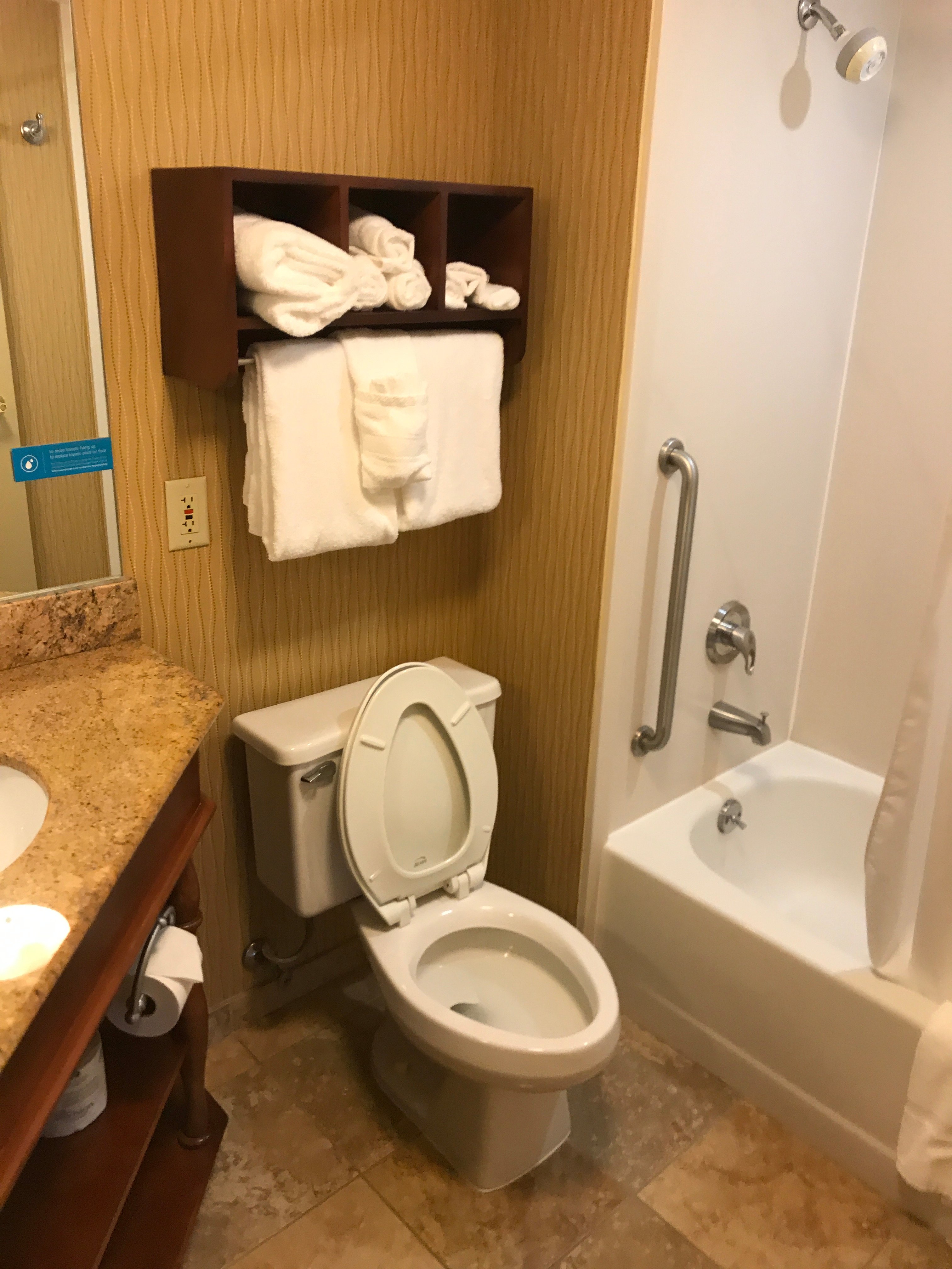 Hampton Inn Chambersburg-浴室