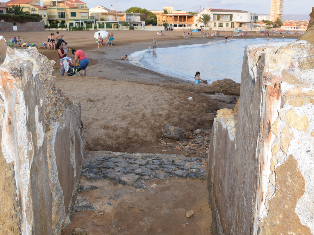 Old Water Supply Entrance Of Las Salinas