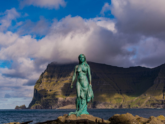 Gjogv旅游景点-Kópakonan