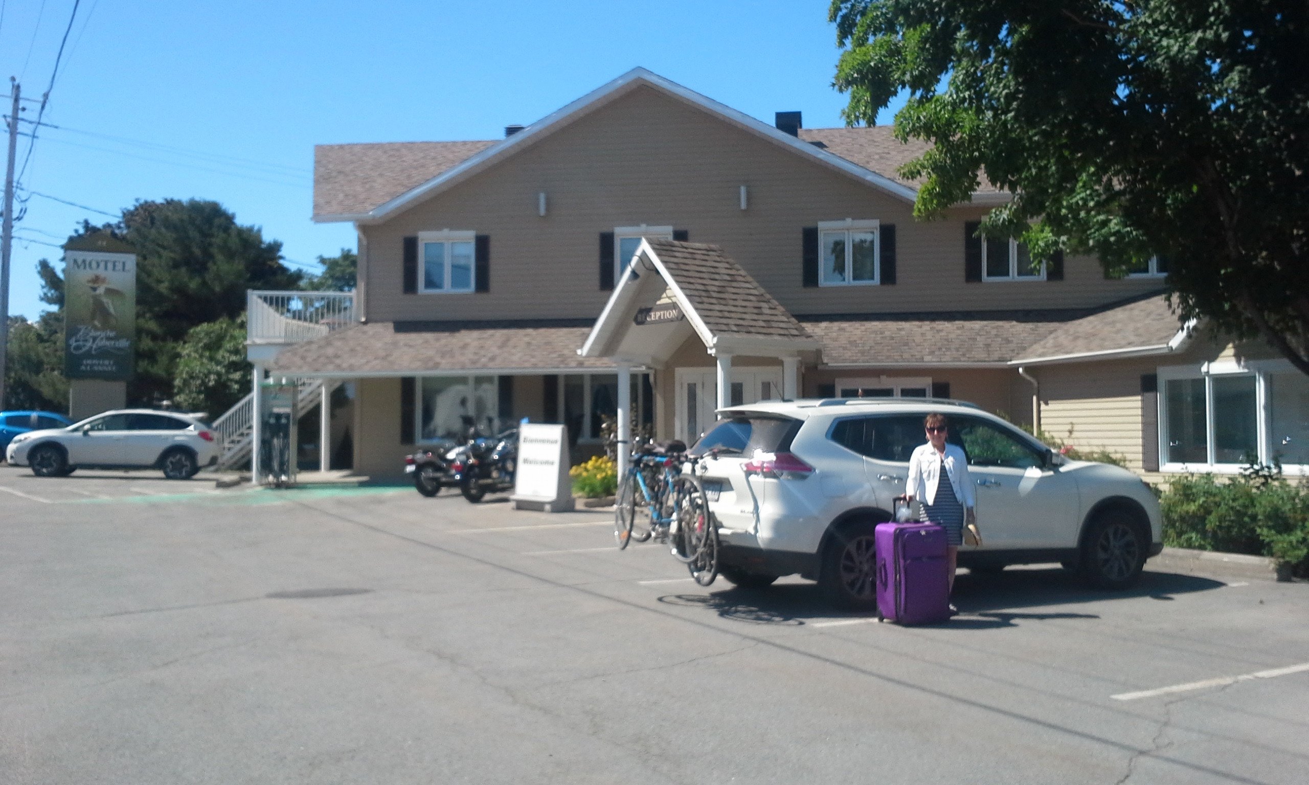 Auberge-Motel Blanche d'Haberville-浴室