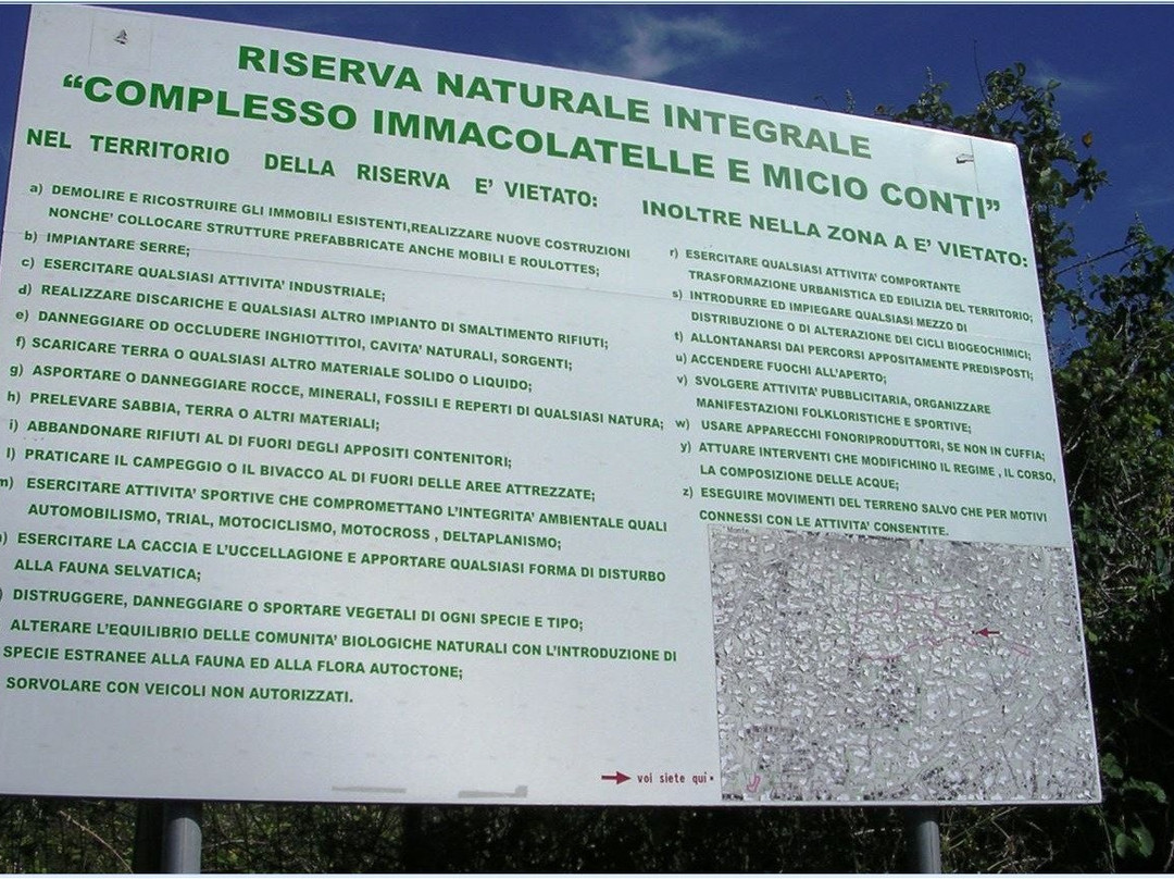 Riserva Naturale Integrale Complesso Immacolatelle e Micio Conti景点图片