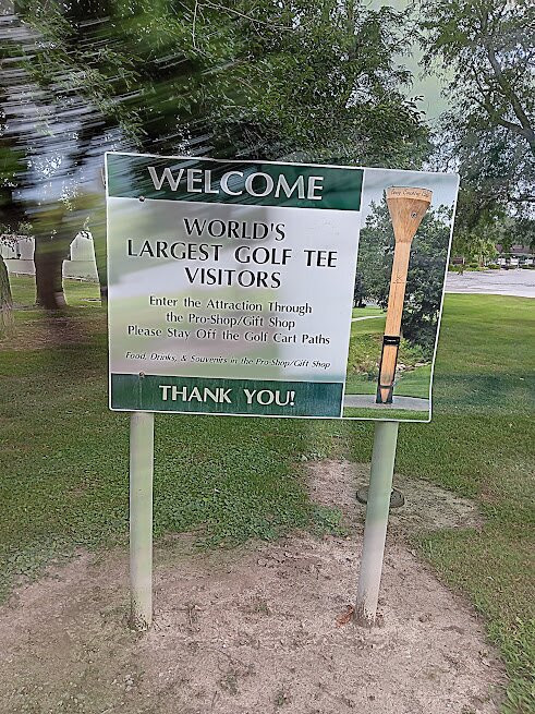 World Largest Golf Tee-Casey必去景点