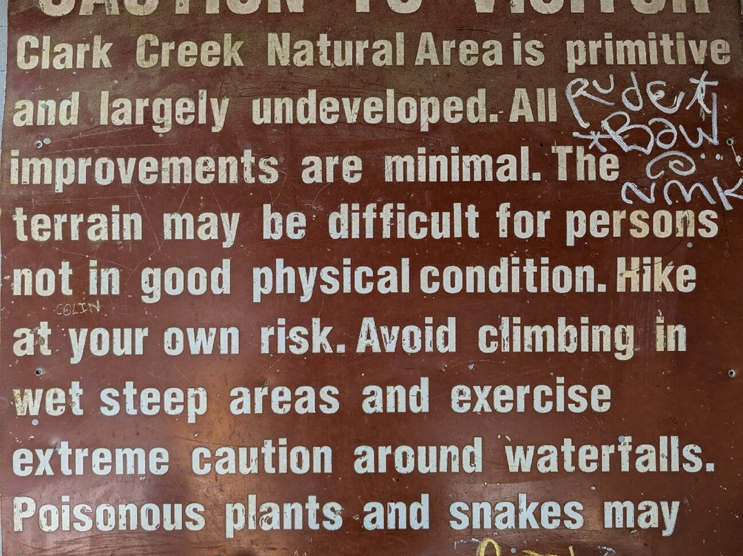 Clark Creek Natural Area-Woodville必去景点