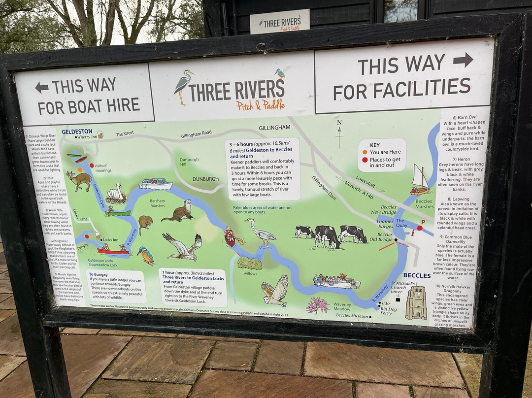 Three Rivers Pitch & Paddle-Geldeston必去景点