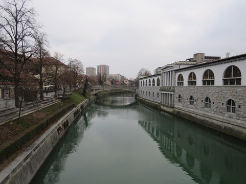 River Ljubljanica Kanal-卢布尔雅那必去景点