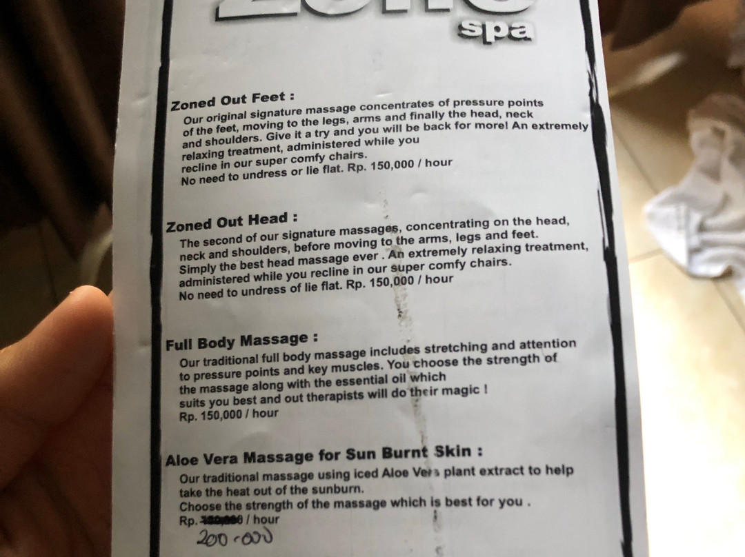 Zone Spa Gili Air景点图片