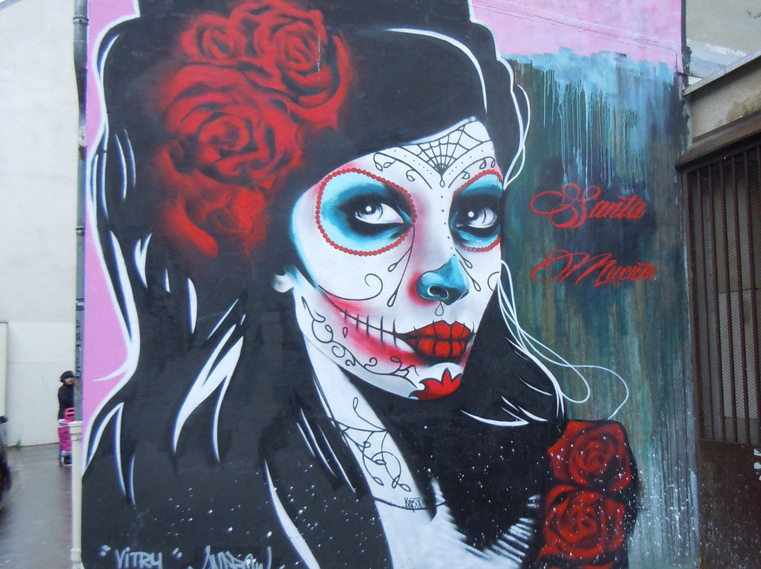 Fresque Santa Muerte-塞纳河畔维特里必去景点