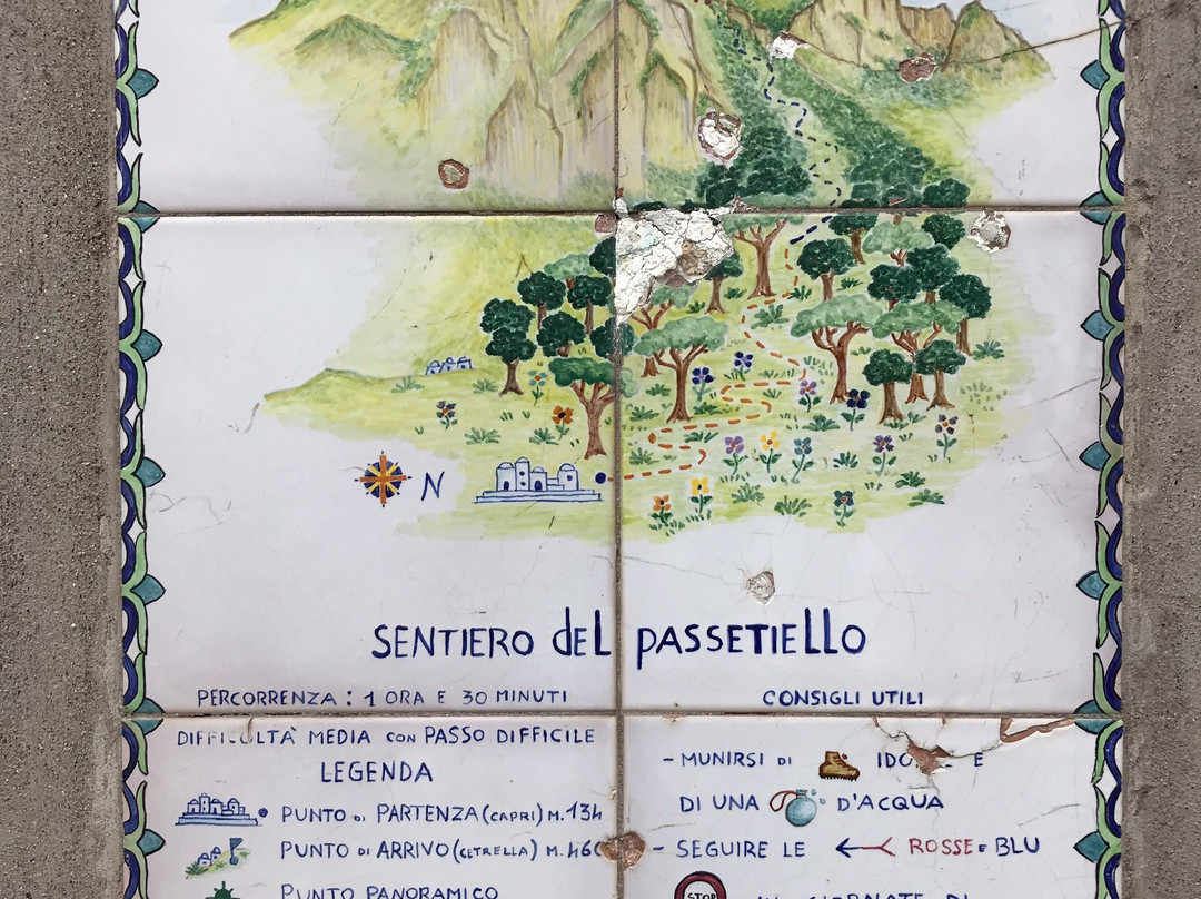 Sentiero Del Passetiello Capri景点图片