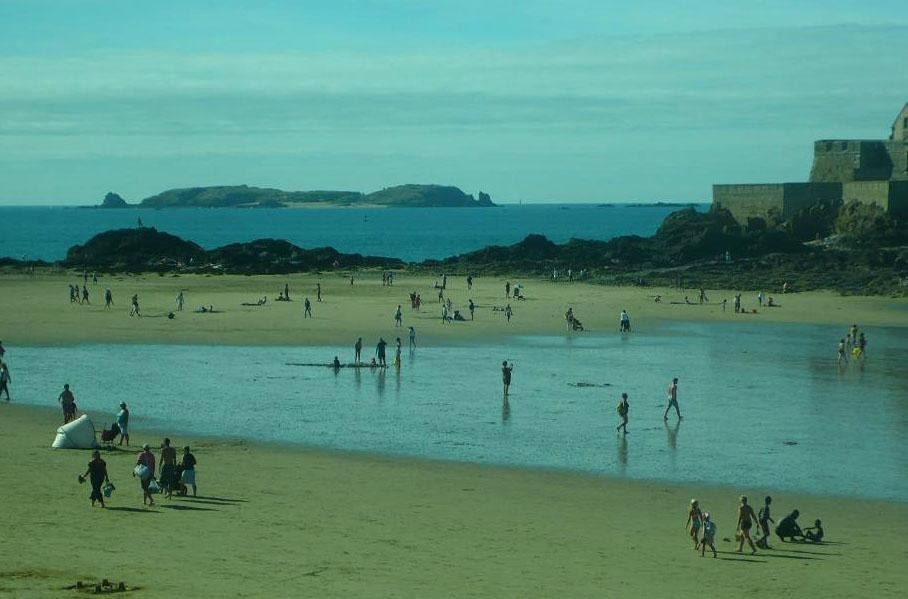 Plage du Sillon-圣马洛必去景点