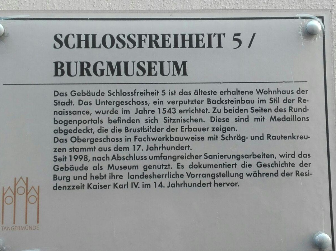 Burgmuseum-Tangermuende必去景点