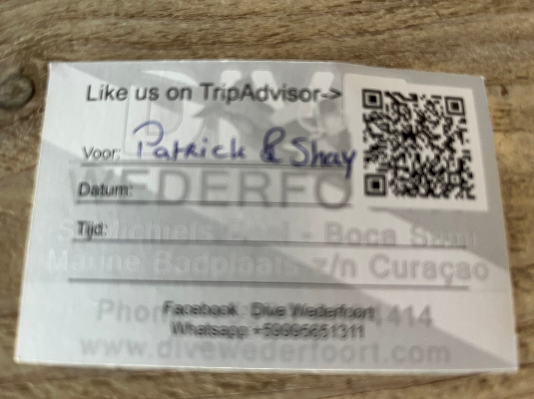 Dive Wederfoort-威廉斯塔德必去景点