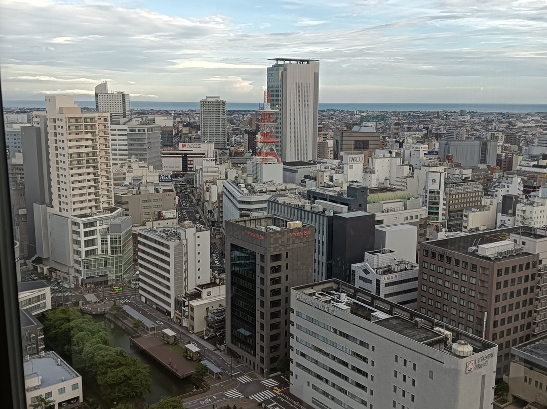 Prefectural Office Annex 21st Floor Lobby Outlook-静冈市必去景点