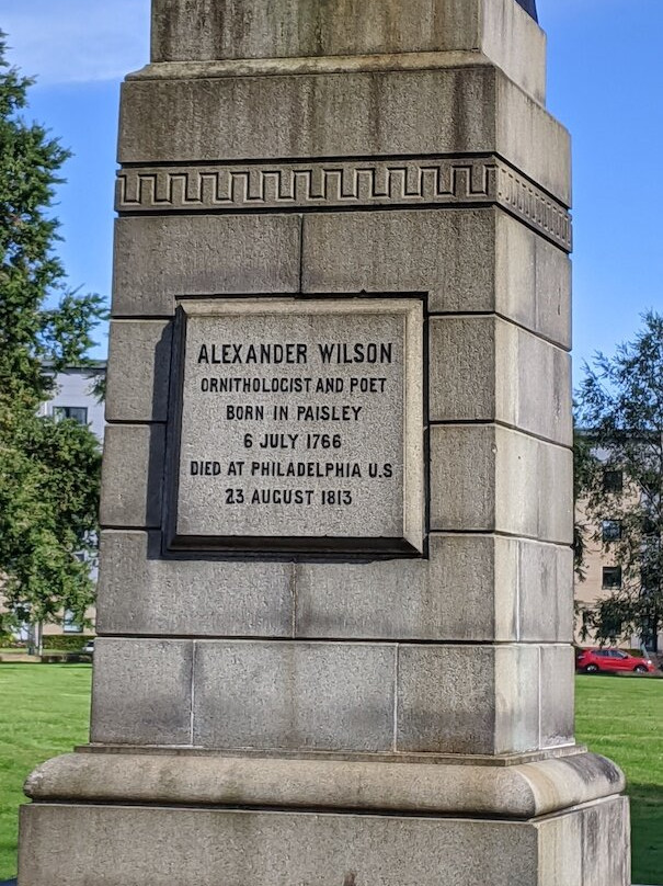 Alexander Wilson Statue-佩斯利必去景点