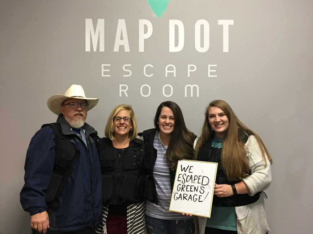 Map Dot Escape Room-Griffin必去景点