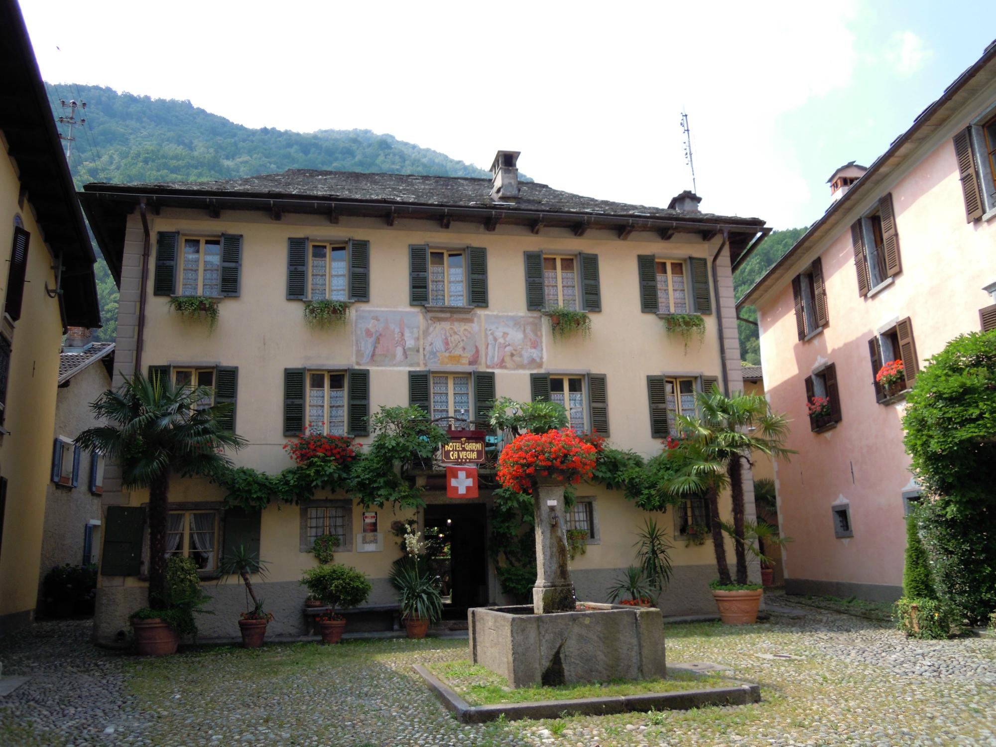 Hotel Garni Ca Vegia-浴室