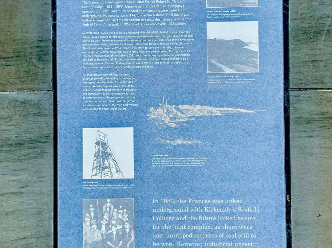 Frances Colliery Memorial-Dysart必去景点