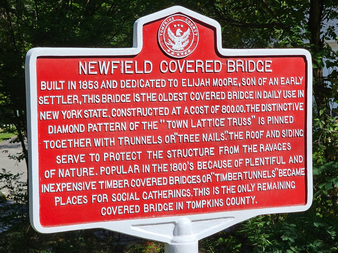 Newfield Covered Bridge-Newfield必去景点
