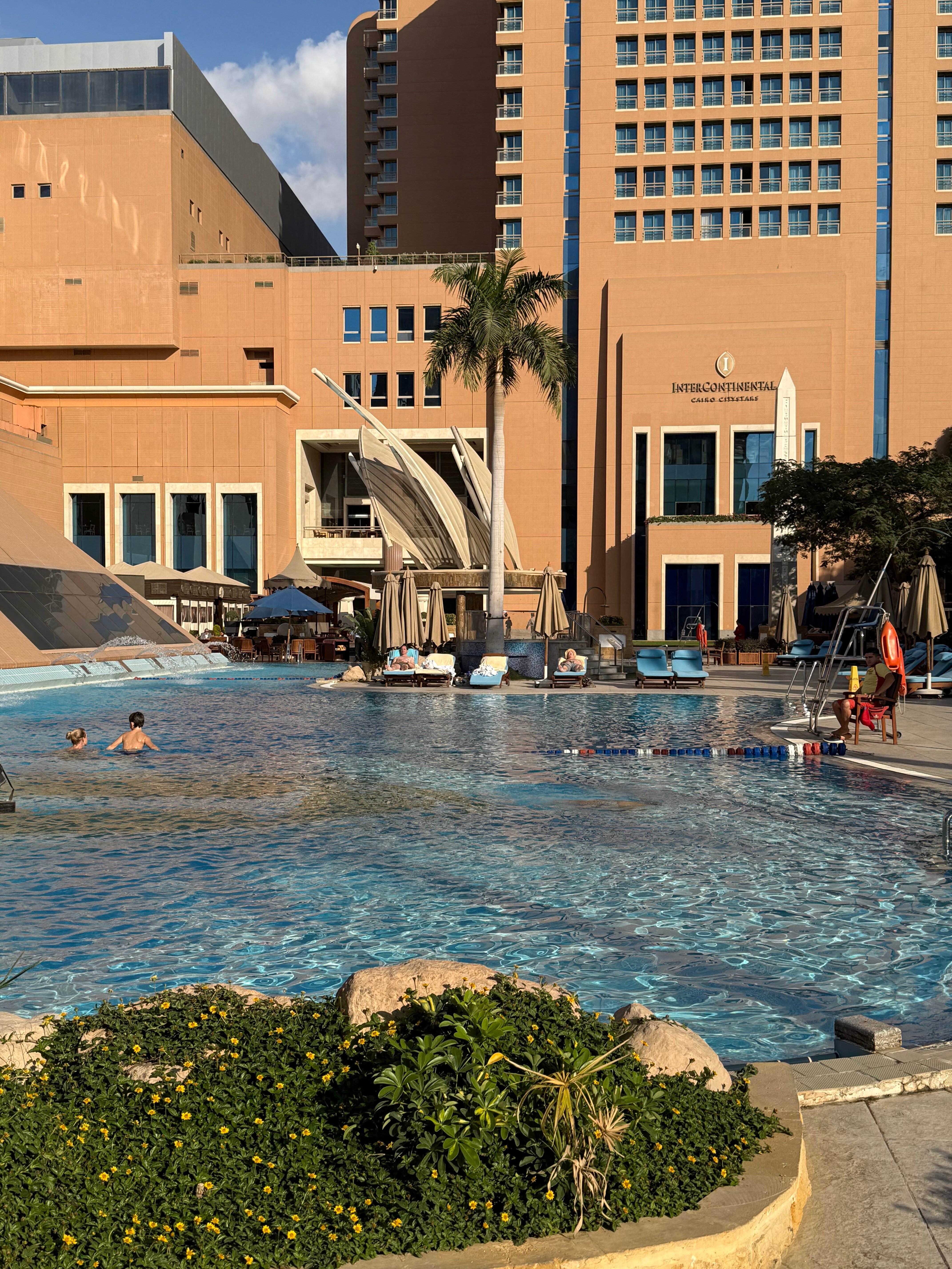 开罗城市之星洲际酒店-泳池