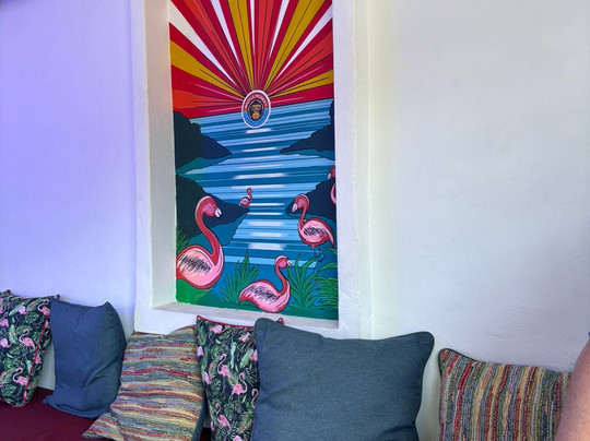 Waffle Monkey Flamingo