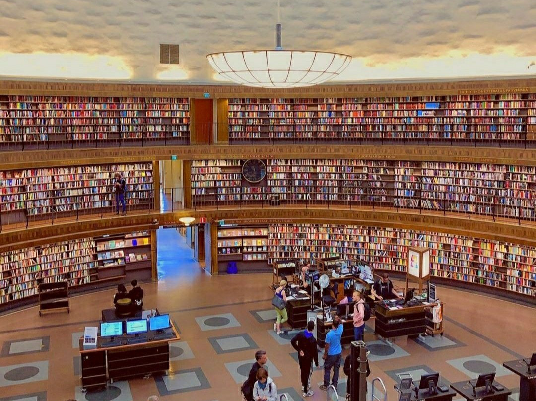 斯德哥尔摩公立图书馆景点图片