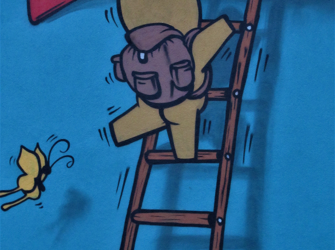 Fresque "A livre ouvert"-阿尔福维尔必去景点