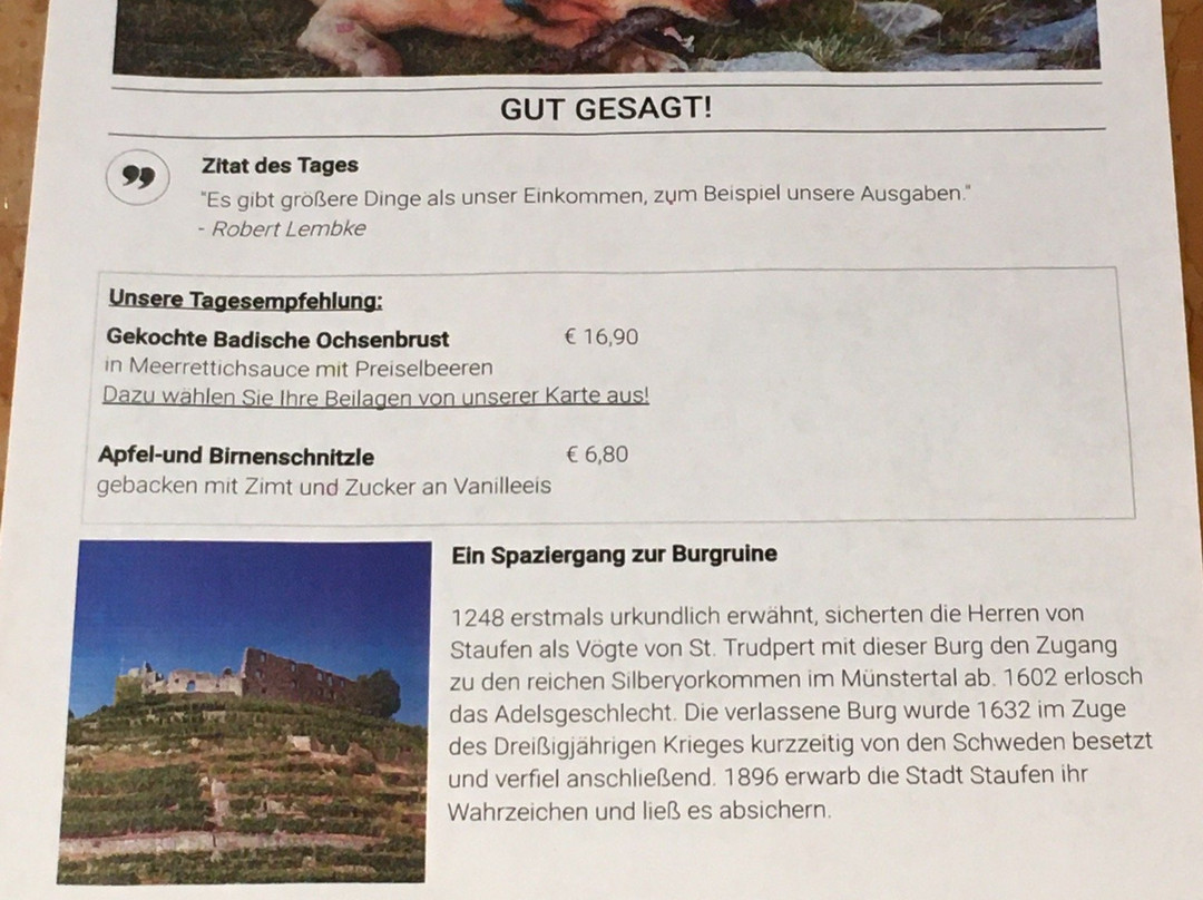 Haus Goethe In Staufen主图