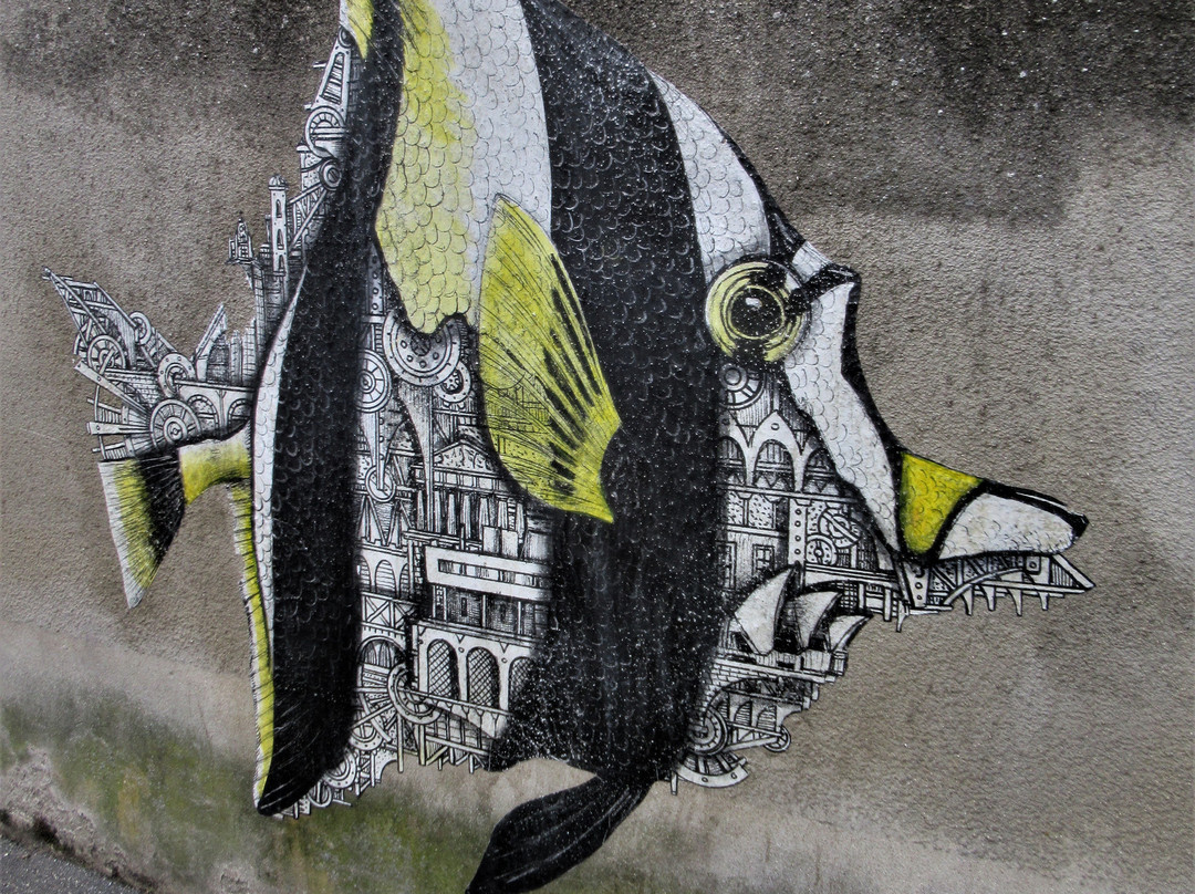 Fresque "Ballet de poissons-3"景点图片