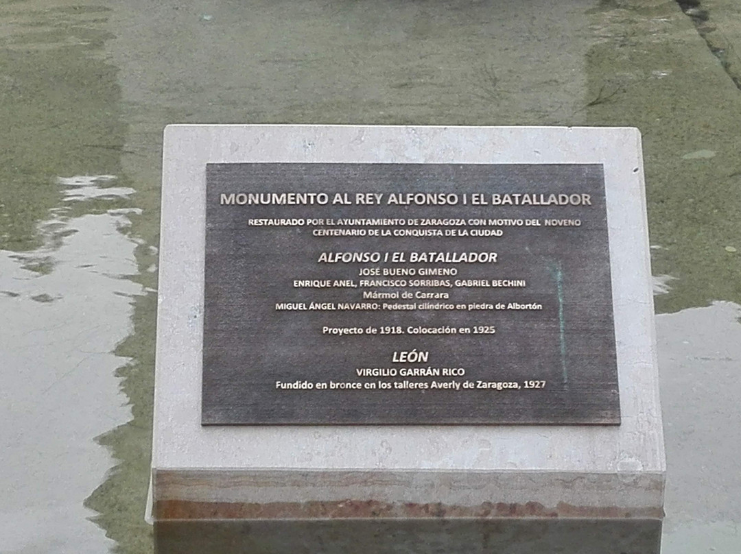 Monumento a Alfonso I el Batallador-萨拉戈萨省必去景点