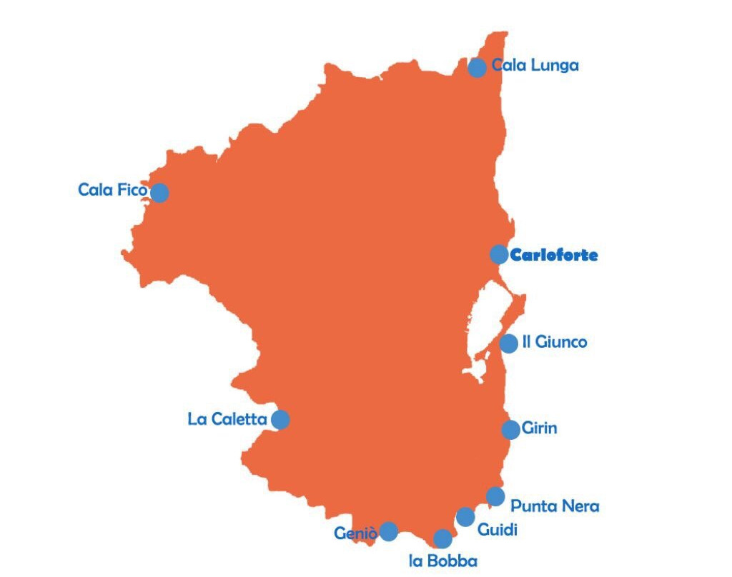 Spiaggia del Giunco Isola di San Pietro-Carloforte必去景点