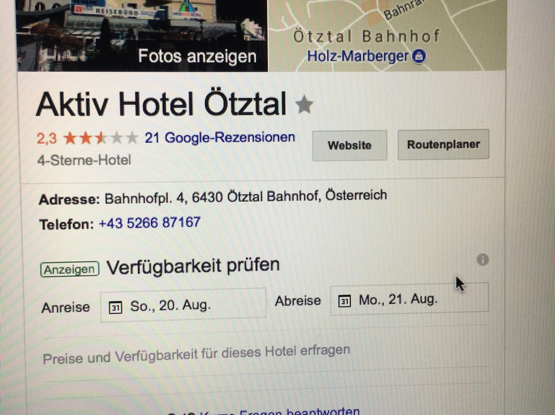Aktiv Hotel Otztal