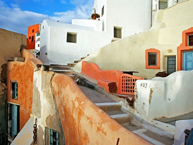 Dimitris P圣托里尼一日游-费拉必去景点