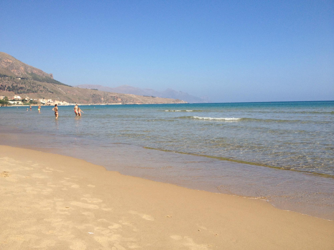 La playa di Castellammare del Golfo-戈尔福海堡必去景点