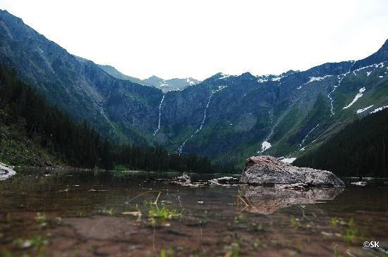 Avalanche Lake-冰河国家公园必去景点