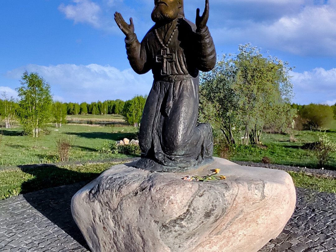 Monument to St. Seraphim of Sarov on the Stone