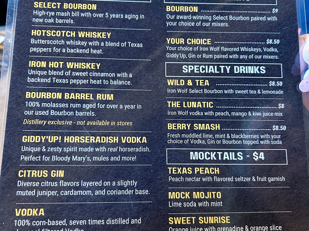 Iron Wolf Ranch and Distillery-Spicewood必去景点